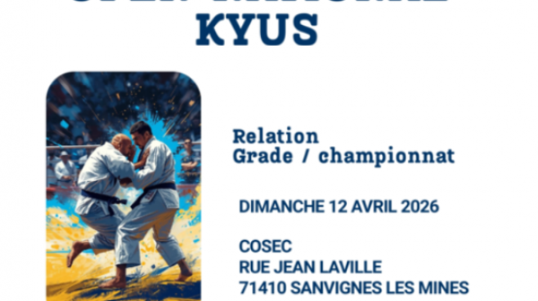 OPEN NATIONAL KYUS – 12 avril 2026